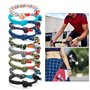 10 pièces bracelets tressés cool kit pour homme femme, cordon de corde marine coloré Bracelet de surf nautique pour hommes garço