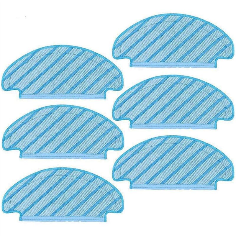 6 lingettes de Nettoyage pour Ecovacs DEEBOT OZMO N8 N8+ N8 Pro N8 Pro+ pour Ecovacs DEEBOT T8 T8+ T8 AIVI T8 Max Robot Aspirate