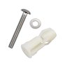 Kissral 2pcs Vis D'expansion pour Couvercle de Toilette Fixation Abattant WC Vis pour Lunette Toilette Ensemble de Fixation Pièc