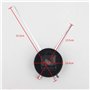 Timelike - Grande horloge murale - Aiguilles 3D - Horloge à mécanisme à quartz - Loisirs créatifs - Décoration d'intérieur