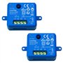 LoraTap Lot de 2 Interrupteur WiFi Alexa Sans Fil