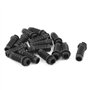 sourcing map 15pcs Manchon Cordon Protecteur Fil d'alimentation démarrage Sortie de Machine Gaine Passe-câble Passe-fil caoutcho