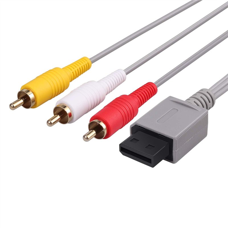 Image secondaire de Link-e : Cable Audio Video RCA avec Connecteurs Plaqués Or Compatible avec la Console Nintendo Wii et Wii-U