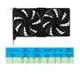 euroharry Ventilateur de la carte graphique 2 x 92 mm - Ventilateur à flux d'air élevé, Refroidisseur de support PCI - Ventilate