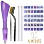 Afantti Applicateur Strass Hotfix Outil Baguette Pierres Stylo Pistolet Machine Hot Fix avec 7 Pointes