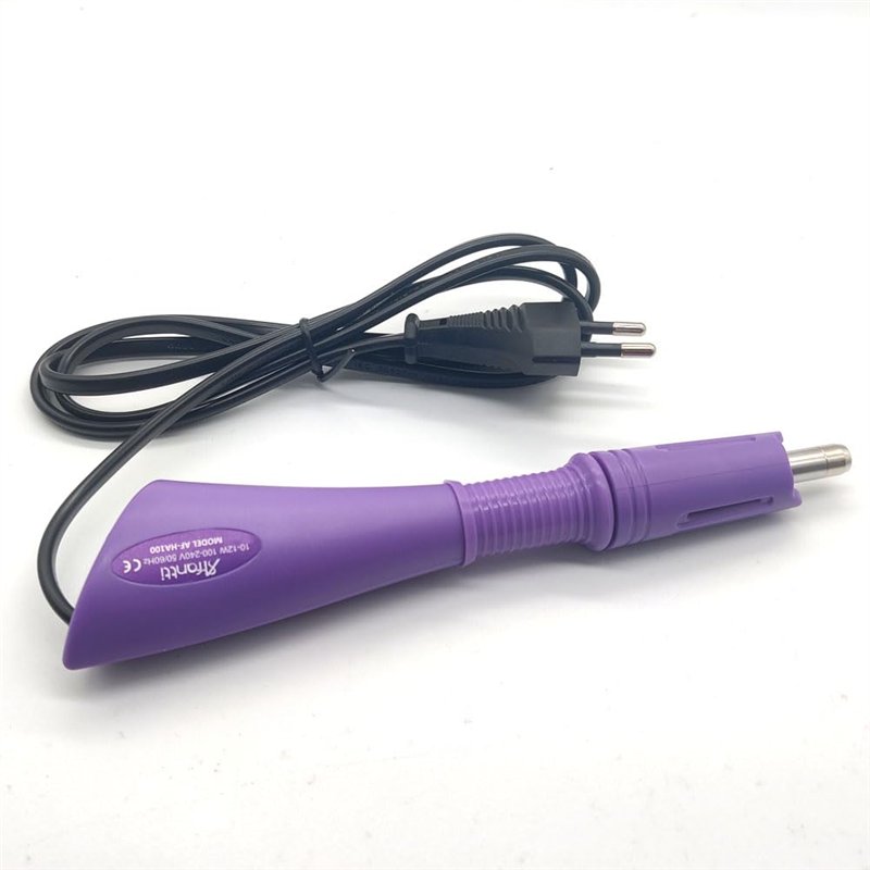 Image secondaire de Afantti Applicateur Strass Hotfix Outil Baguette Pierres Stylo Pistolet Machine Hot Fix avec 7 Pointes, Violette