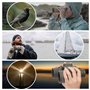 HUTACT 10x50 Jumelles Adultes Puissante, Compactes avec Télémètre et Boussole éclairés pour la Vision en Basse Lumière, L'Observ