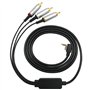 OSTENT AV Audio Vidéo RCA Composite Câble Compatible pour Sony PSP 2000/3000 Slim to TV