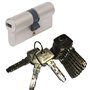 ABUS - EC550 Profil-Double cylindre Longueur (a/b) 40/45mm (c=85mm) avec 10 Clés