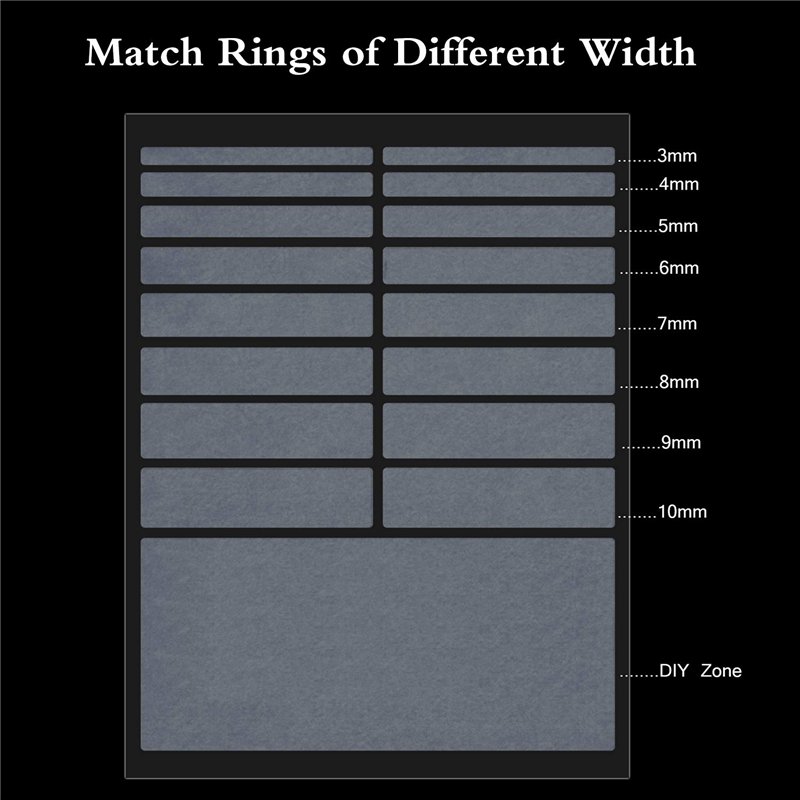 Image secondaire de Ajusteur de Taille de Bague Ajusteur de Bagues Lâches Taille de Bague Invisible avec Chiffon de Nettoyage pour Fixation d'Anneau