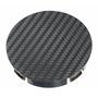 Complect de 4x 60mm CARBON Centres de Roue Caches Moyeu Jante Capuchons Enjoliveurs -Passent pour jantes avec 55,5-56mm diamètre