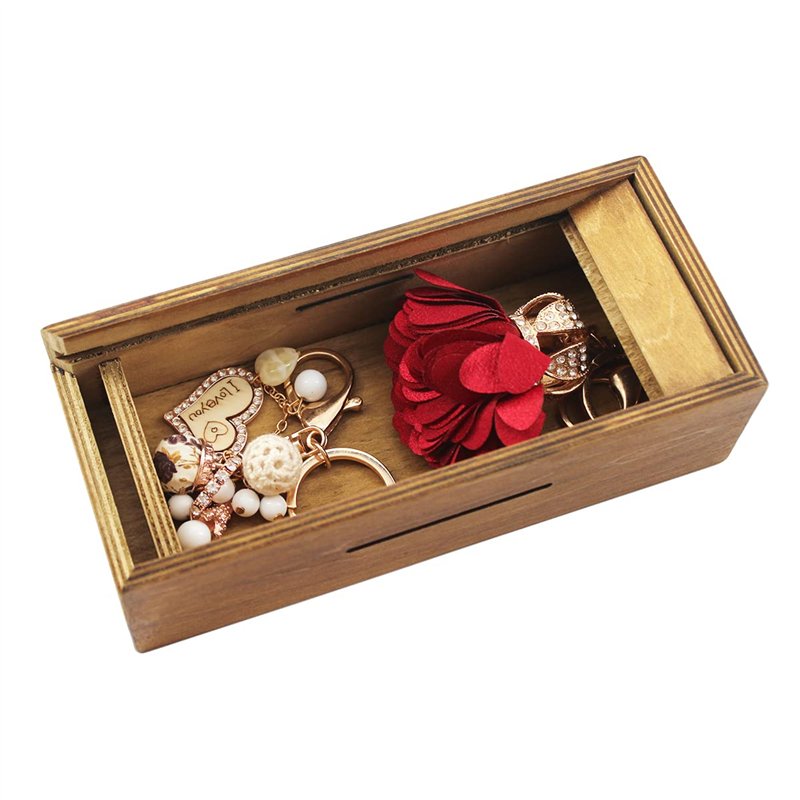 Image secondaire de Boîtes de puzzle en bois avec compartiments cachés - Casse-tête intelligents pour adolescents et adultes - Porte-cartes - Jeu di