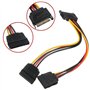 Bolongking CDL Micro Lot de 3 câbles répartiteurs SATA vers double SATA pour disque dur HDD SSD 20,3 cm