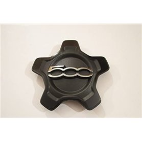 Cache-moyeu pour enjoliveur de Fiat 500X, insigne d’origine, en alliage Cache-moyeu pour enjoliveur de Fiat 500X