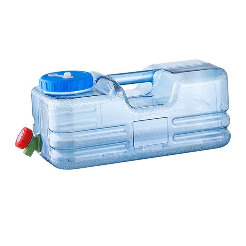 10L Jerrican Alimentaire Camping, Reservoir Eau Seau avec Robinet, Grande Capacité Bidon d'eau avec Poignée, Bouilloire Qualité