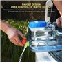 10L Jerrican Alimentaire Camping, Reservoir Eau Seau avec Robinet, Grande Capacité Bidon d'eau avec Poignée, Bouilloire Qualité 