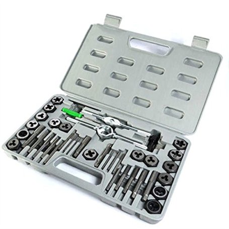 FAST WORLD SHOPPING ® Filières – Set de 40 pièces avec mallette plastique – Mâle/femelle