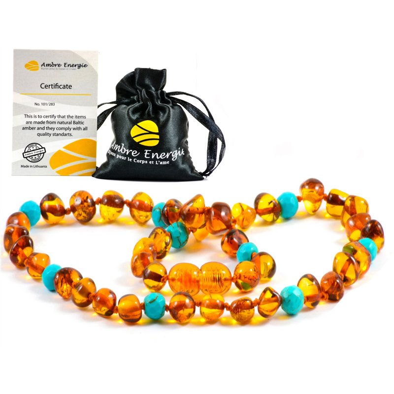 Collier Ambre 32cm. - 100% pure Ambre De La Baltique Authentic, de la Lituanie
