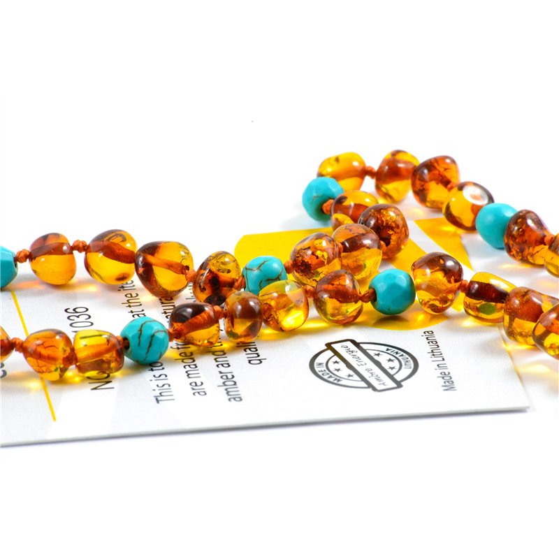 Image secondaire de Collier Ambre 32cm. - 100% pure Ambre De La Baltique Authentic, de la Lituanie