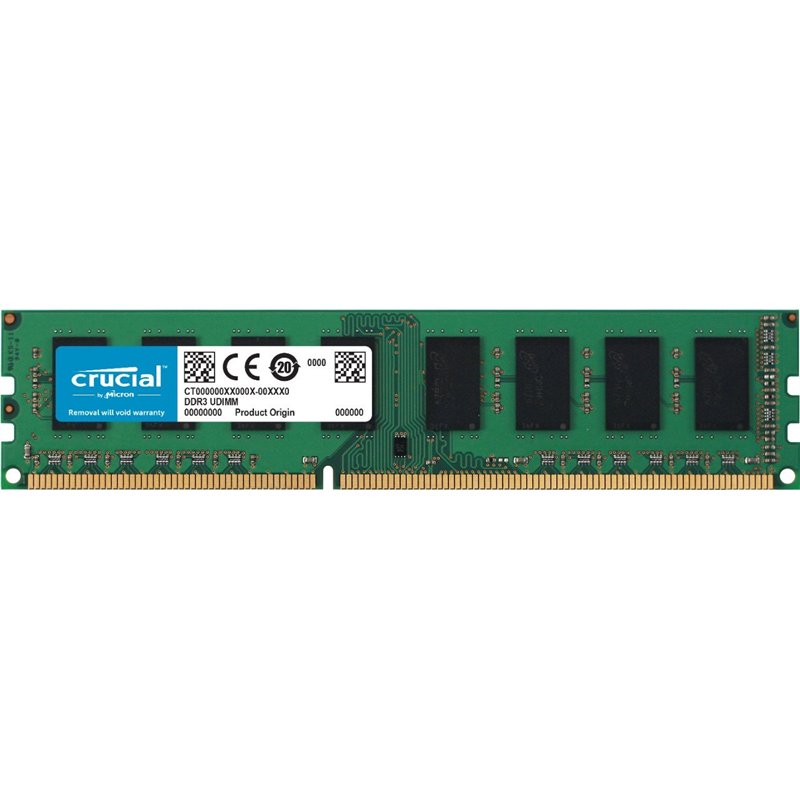 Crucial RAM CT51264BD160B 4Go DDR3 1600 MHz CL11 Mémoire de bureau