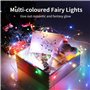 Guirlande Lumineuse, 2 x 12M 120 LED Girlande de Lumière Étanche Extérieur Intérieur Guirlandes Lumineuses à Piles AA pour Fête,
