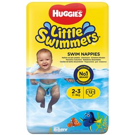 Huggies Little Swimmers Standard Taille 2/3 (3-8 kg) Lot de 1 x 12 Culottes