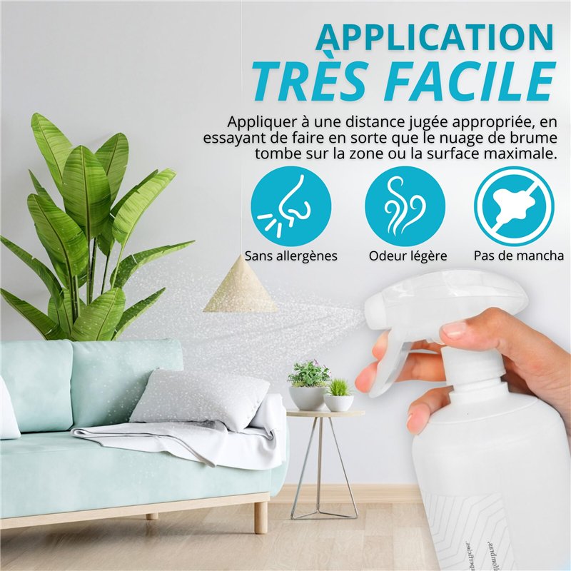 Image secondaire de EOS (1 litre) Elimine instantanément les odeurs d'animaux domestiques. pour tous types d'animaux (chiens, chats...) et applicati