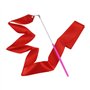 MUROAD 10 Pièces 2 mètres Gym Fitness Rubans de Gymnastique Rythmiques, Danse Tige De Streamer Baton Tournoyant Art Rubans pour 