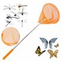 Enfants Extensible Filet de Pêche Papillon Bug Insect Net Jardin Coloré Filet de Papillon avec Poignée Antidér