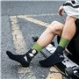 Czemo 6 paires Chaussettes D'art Imprimées Multicouleur Coton D'équipage Homme Femme - Multicolore - Taille unique