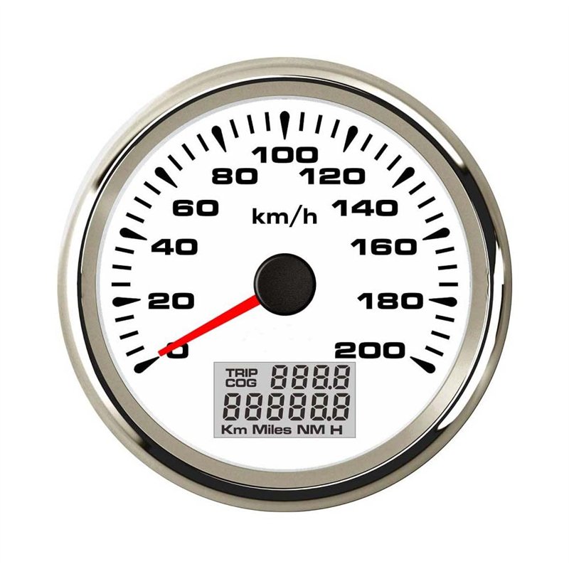 ELING Auto GPS Compteur De Vitesse Velometer 0-200KM/H Kilométrage De Vitesse Pour Course De Voiture Moto Avec Rétro-Éclairage 8