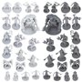 Lot de 38 Figurines de Jeu de rôle fantastiques sur Table pour Donjons et Dragons