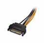 Cable Matters Lot de 2 câble d'alimentation 6 Broches SATA (SATA vers PCIe 6 Broches/Cable Alimentation sata 6 Broches) - 20 cm