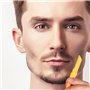 Groomarang Nunchuck épilation du visage épilation pour les hommes - Epistick + lame de rasoir pour le style de la barbe