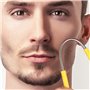 Groomarang Nunchuck épilation du visage épilation pour les hommes - Epistick + lame de rasoir pour le style de la barbe