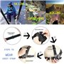TEKCAM Harnais de Poitrine Support Fixation Poitrine Chesty Compatible avec Gopro Hero 13/12/11/10/9 AKASO GOOKAM Apexcam Jadfez
