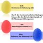 VOARGE Lot de 3 balles de préhension en forme d'œuf pour soulager la pression, renforcer la main et les doigts et soulager les d