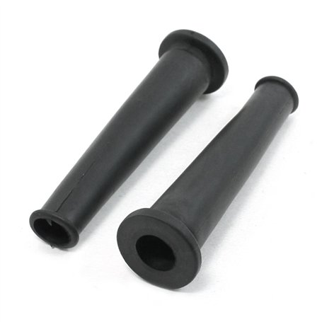 sourcing map 2pcs Manchon Cordon Protecteur Fil d'alimentation démarrage Sortie de Machine Gaine Passe-câble Passe-fil 7 cm en P
