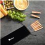 ORBLUE Fourchettes à Fondue, lot de 8, multicolores