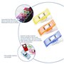 Lot de 50PCS Clips Pinces en Plastique