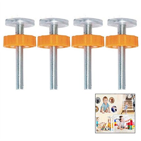 iwobi 4 Pièces Filetées de Broche Tiges Pression Barriere