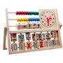 OFKPO Boulier d'apprentissage en Bois, Jouet Montessori 5 Ans Boulier Montessori pour Enfants
