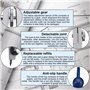 OTTYMO Kit de Compas Metal Boussole Dessin+Convertisseur Compas de Menuisier+Mine Compas de Dessin Détachable Compas Architecte