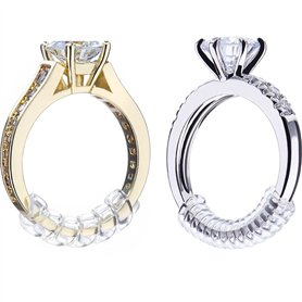 8 Pièces Ajusteurs pour Bagues Protège-Anneaux avec Tissu de Polissage pour Bagues Lâches, 2 Dimensions, 2 mm/ 3 mm 8 Pièces Ajusteurs pour Bagues Protège-Anneaux avec Tissu de Polissage pour Bagues Lâches