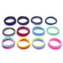 69 Pièces 3mm Multicolor Élastiques Bande de Cheveux Aucun Métal Élastiques Doux