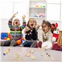 Instrument de Musique Enfant, ULIFEME 23 Pièces Instrument Musique Bois pour Bebe, Ensemble de Jouets 100% Bois Pur, Kit Rythmiq