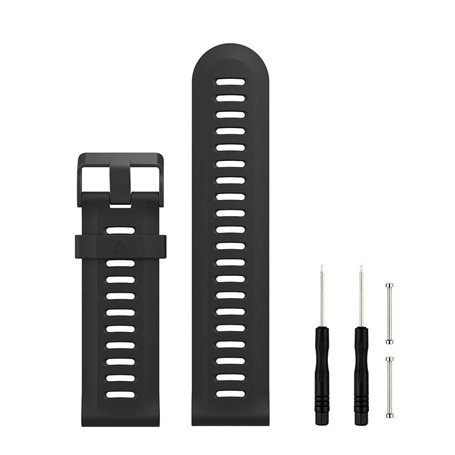 Digit.Tail 26mm Silicone Sport Replacement Band Bracelets avec Connecteurs et Torx Tournevis Accessoires pour Garmin Fenix 2 / F
