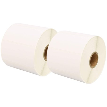 2 Compatibles Rouleaux 72mm x 36mm Étiquettes thermique pour Zebra GK420d GK420t GC420d GX420d GX420t GC420t GX430t GT800 LP2844