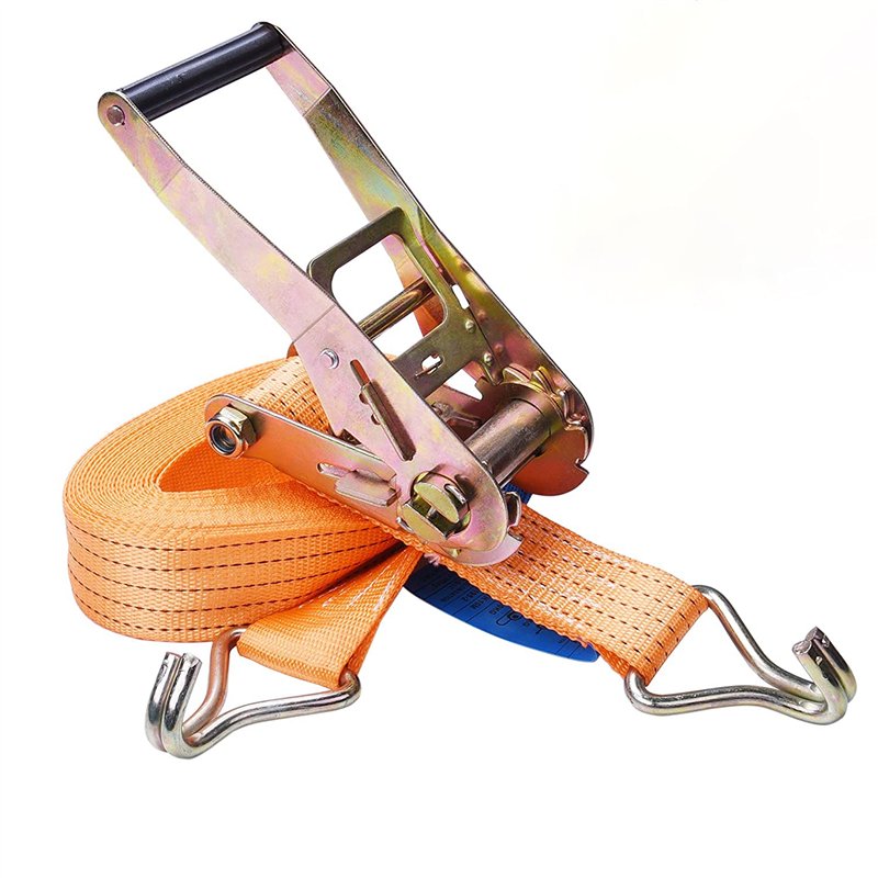 Sangles à cliquet,Sangles d'arrimage 10M x 50mm pour classé 2000 kg capacité avec Crochet tendeur Sangles de Serrage