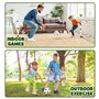 Dreamon Cage de Football Lot de 2 Buts de Football et Balle d'enfants, Jouet de Sport pour Extérieur Intérieur